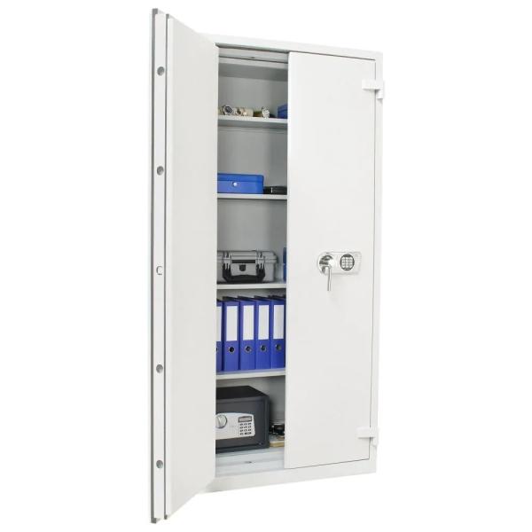 Rottner Stahlbüroschrank S2 Office 3 Fire Premium Doppelbartschloss lichtgrau T05649